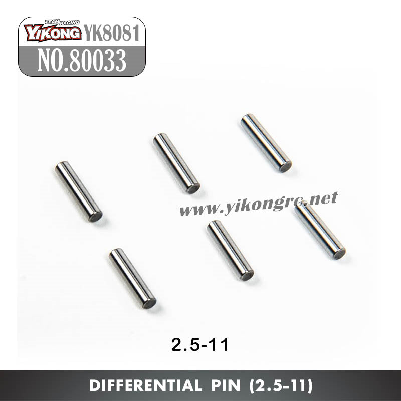 YIKONG YK8081 DF8 RC Truck Parts Differential Pin (2.5-11) 80033