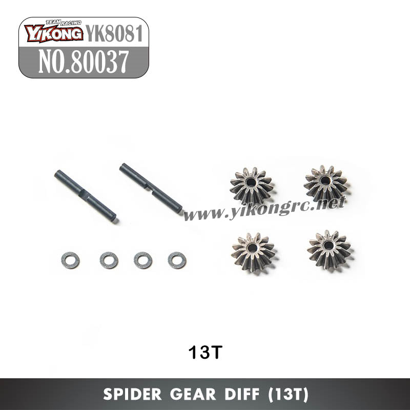 YIKONG YK8081 DF8 RC Car Parts 13T Spider Gear Diff 80037