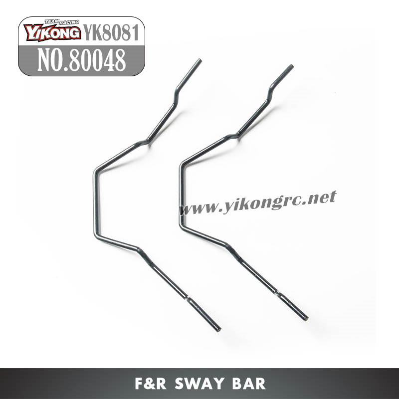 YIKONG YK8081 DF8 RC Car Parts F&R Sway Bar 80048