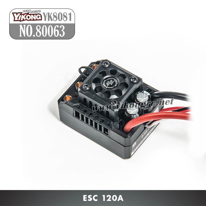 YIKONG YK8081 RC Truck Parts Brushless ESC 120A 80063