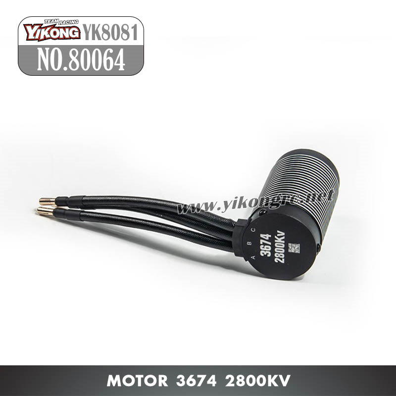 YIKONG YK8081 RC Truck Parts Brushless 3674 2800KV Motor 80064