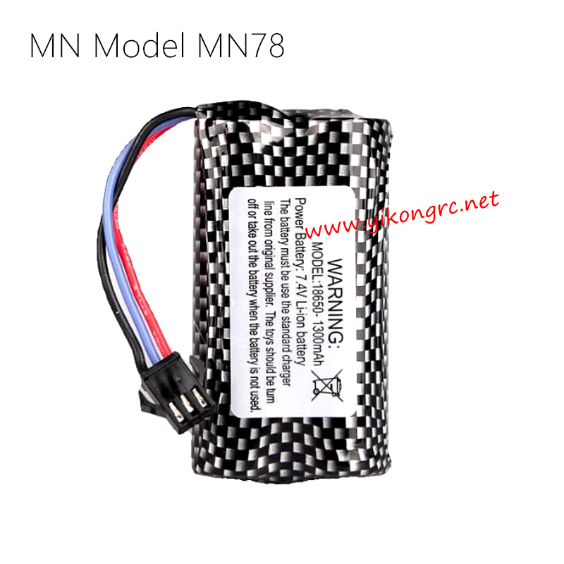 MN Model MN 78 Parts 7.4V 1200mAh Battery SM3P Plug
