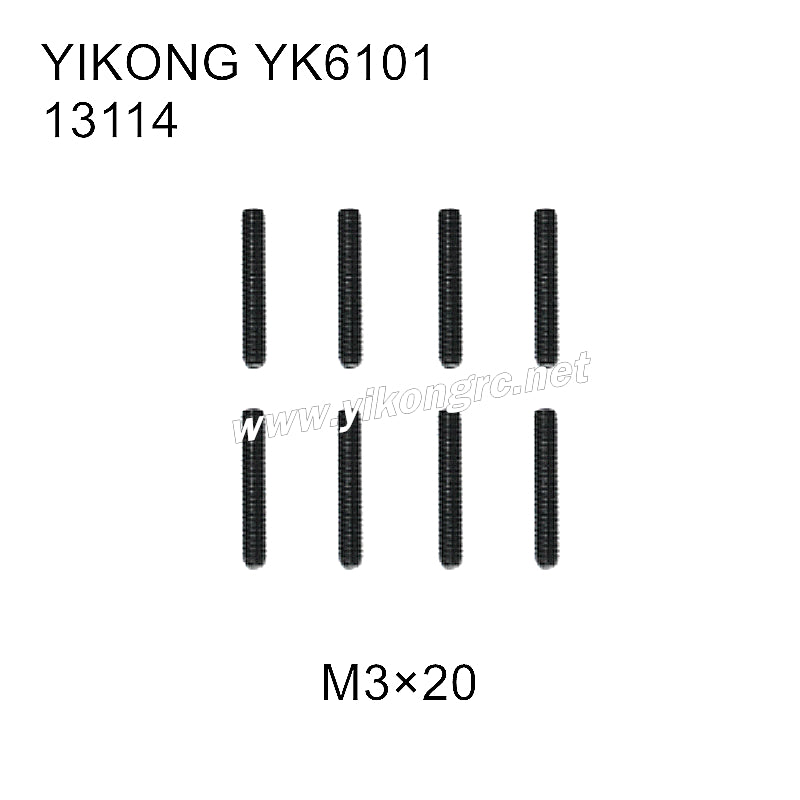 YIKONG YK6101 Parts headless screws M3x20 13114