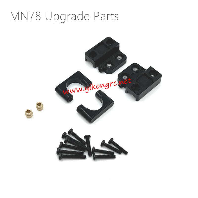 MN Model MN78 Upgrade Parts Rear axle spring plate fixing piece balck
