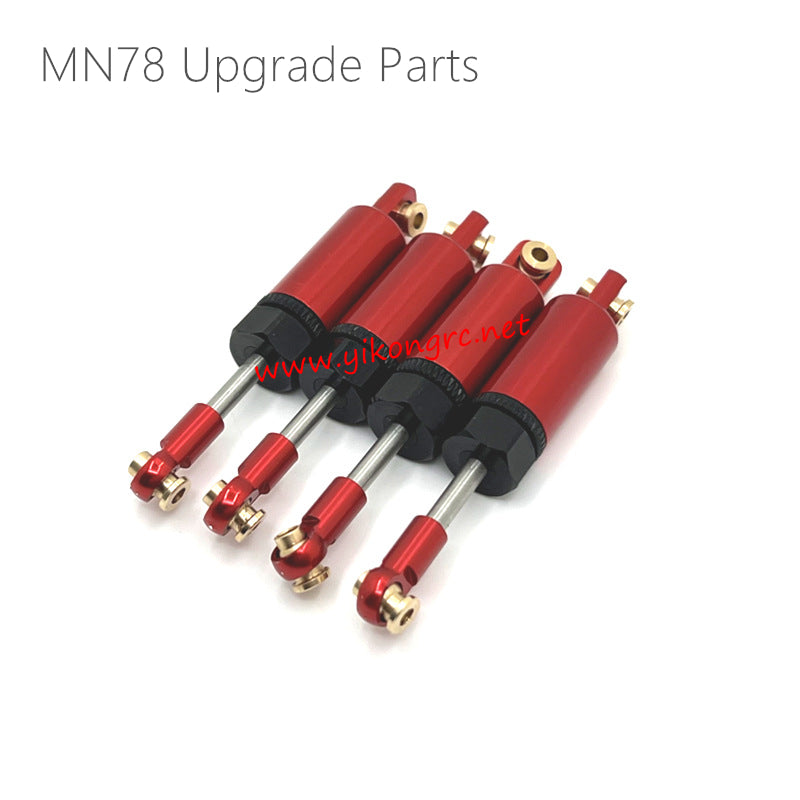 MN Model MN78 Upgrade Parts Shock absorbers red