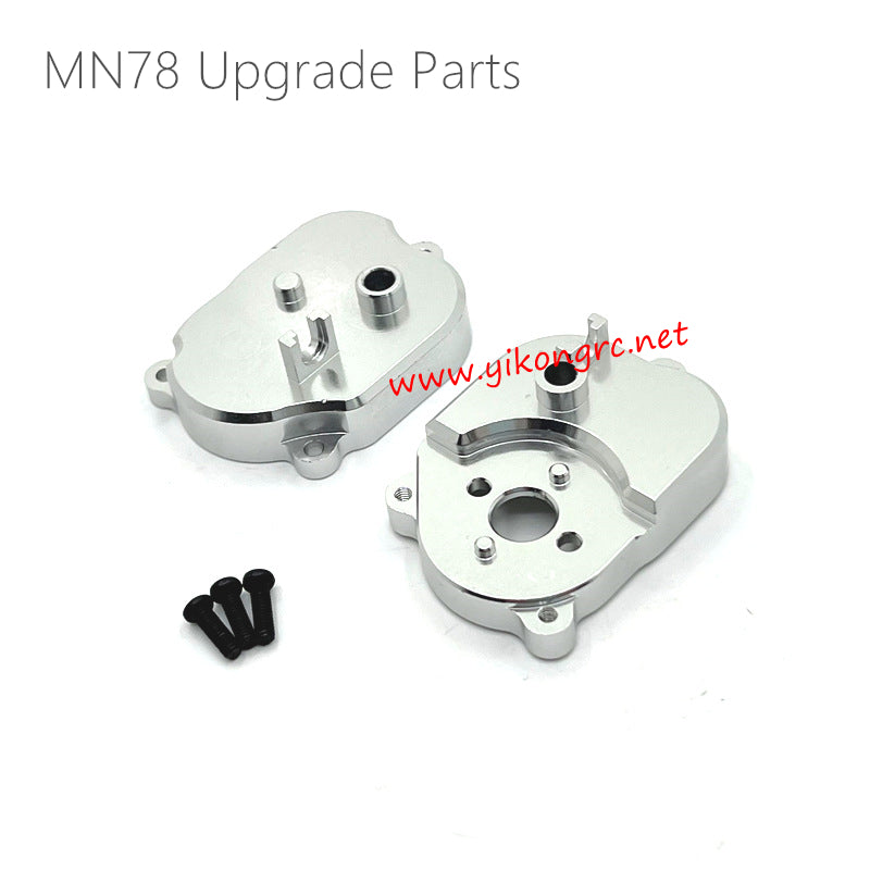 MN Model MN78 Upgrade Parts Gearbox Cover silver