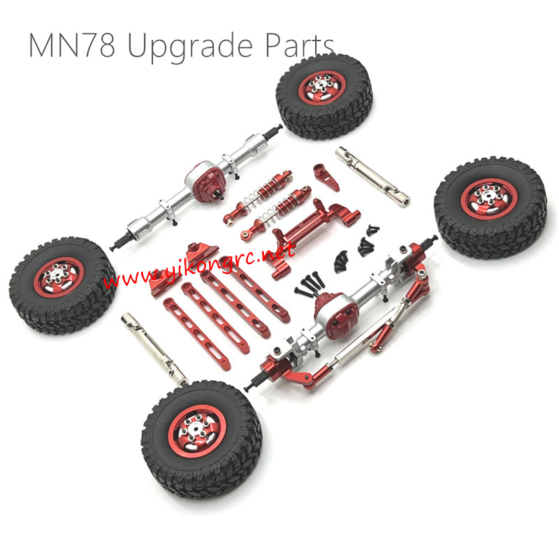 MN Model MN78 Upgrade Parts Metal Kits red