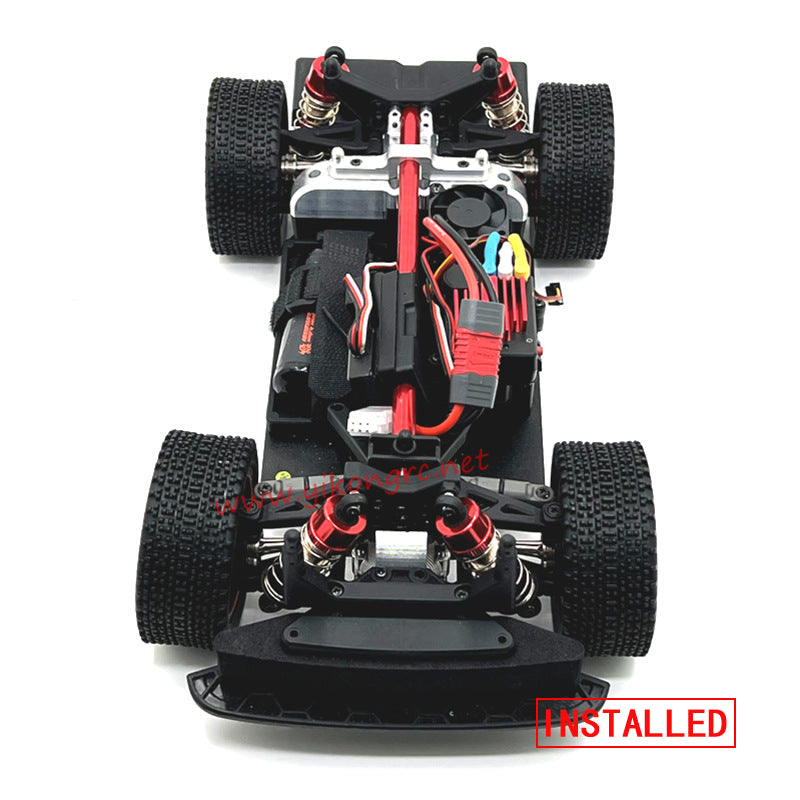 MJX Hyper Go 14301 Upgrade Parts Metal hub wheels installed top