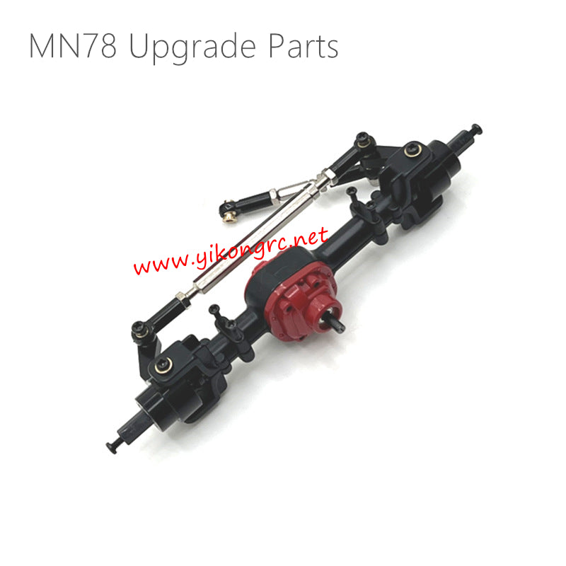 MN Model MN78 Upgrade Parts Front Axle Assembly Black