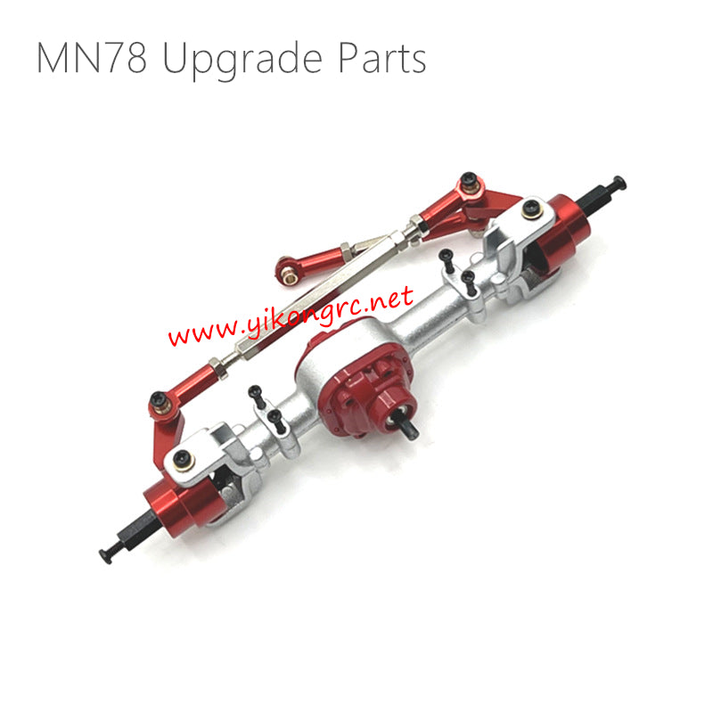 MN Model MN78 Upgrade Parts Front Axle Assembly RED