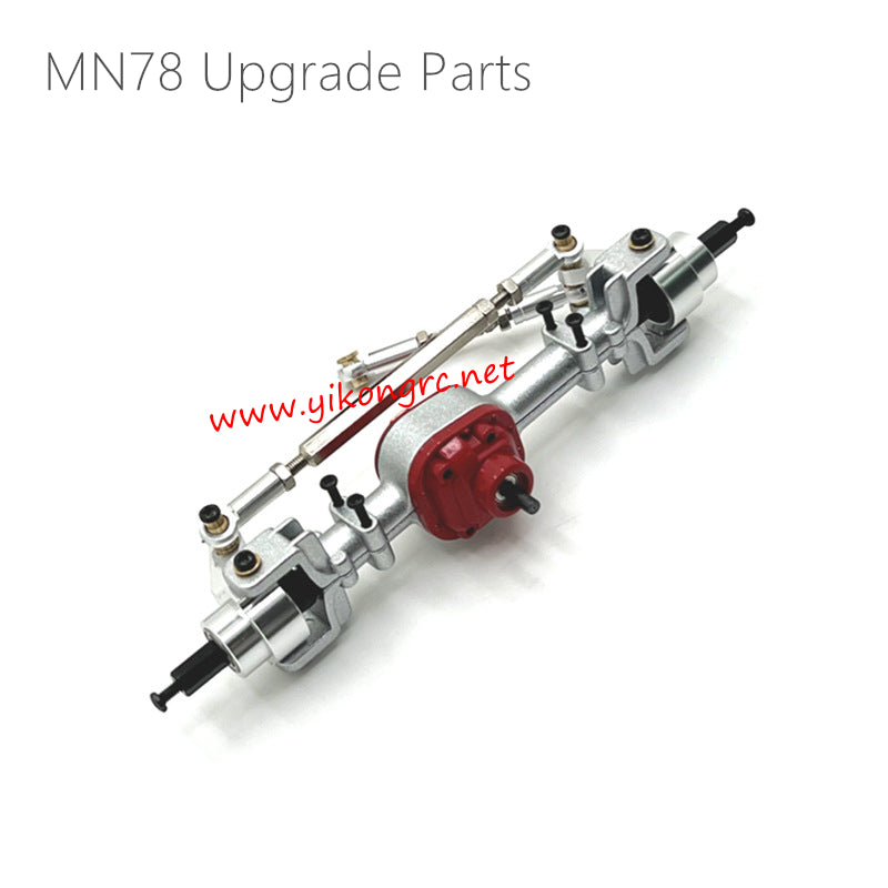 MN Model MN78 Upgrade Parts Front Axle Assembly Silver