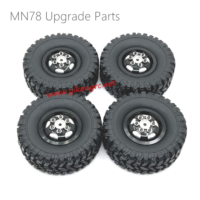 MN Model MN78 Upgrade Parts Wheel Complete kit black