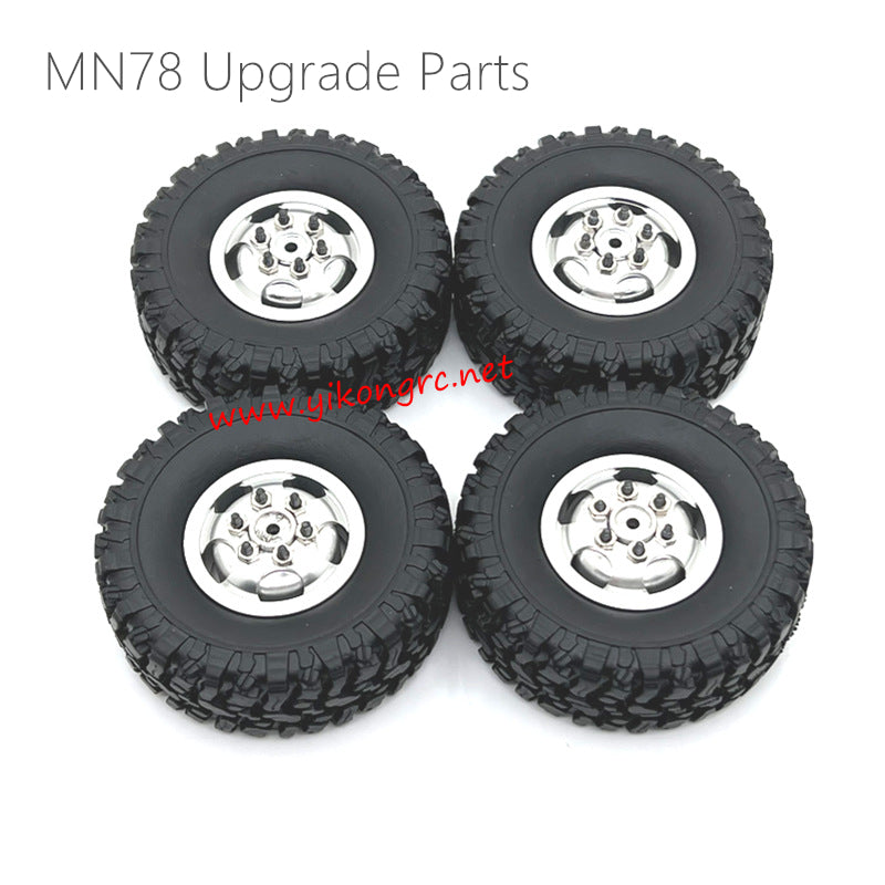 MN Model MN78 Upgrade Parts Wheel Complete kit silver
