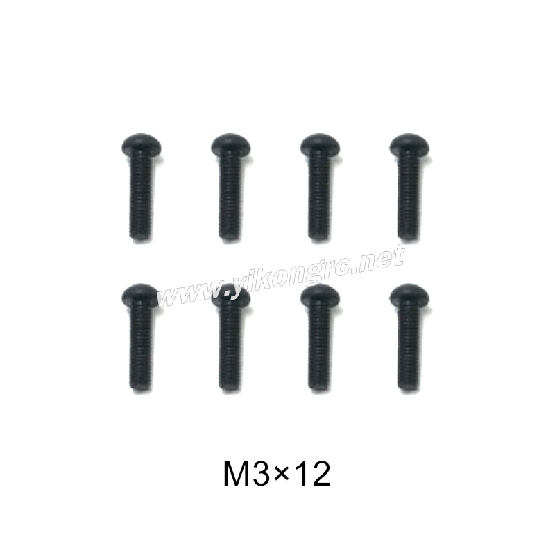 YIKONG YK4072/V3 Parts button head screw M3x12 71127