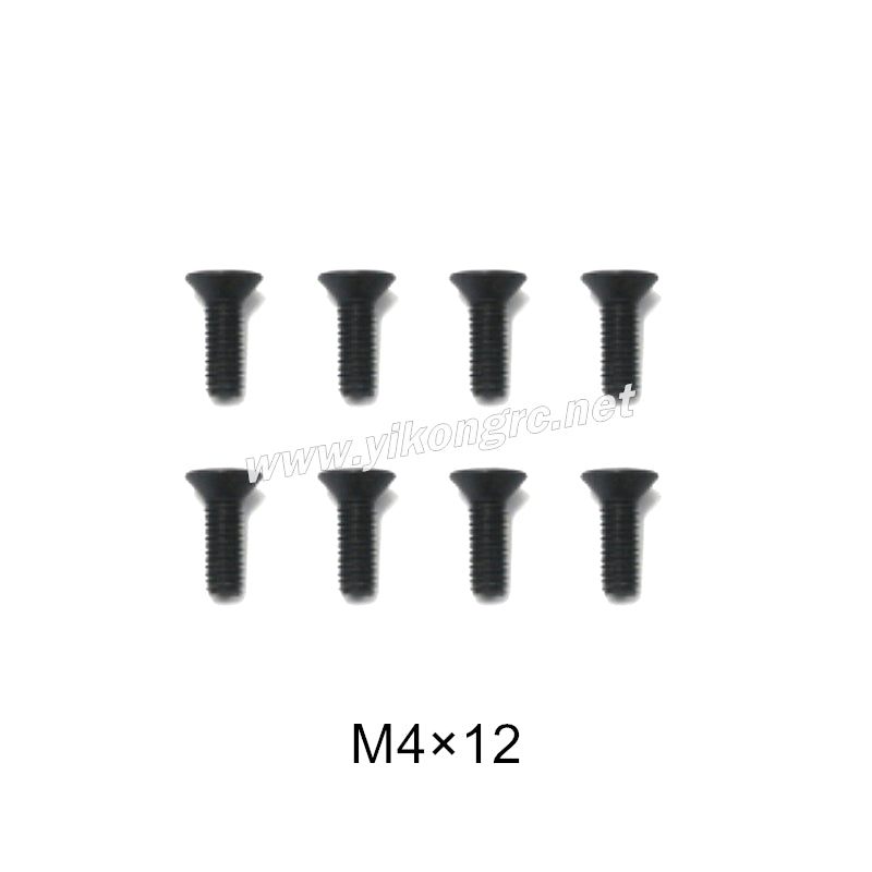YIKONG YK4072/V3 Parts flat head screws M4x12 71149