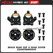 Brass Front Cup X Gear Cover Counterweight