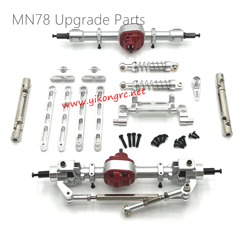 MN Model MN78 Upgrade Parts Front and rear assembly kits silver