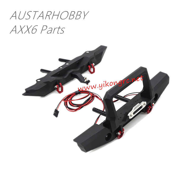 AUSTARHOBBY AXX6 Parts metal heavy armor front , rear bar with lights