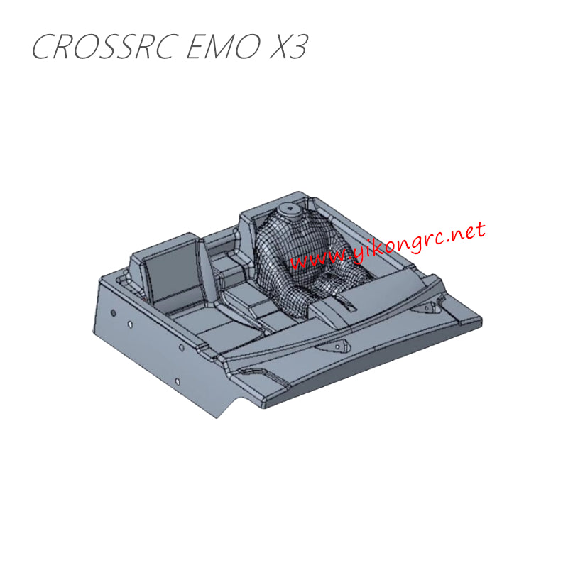 CrossRC EMO X3 Parts Interior Kit black CS-97401217