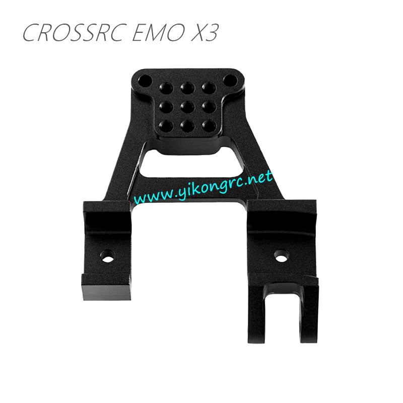 CrossRC EMO X3 Parts Metal 7075 thrust rod shock absorber bracket black