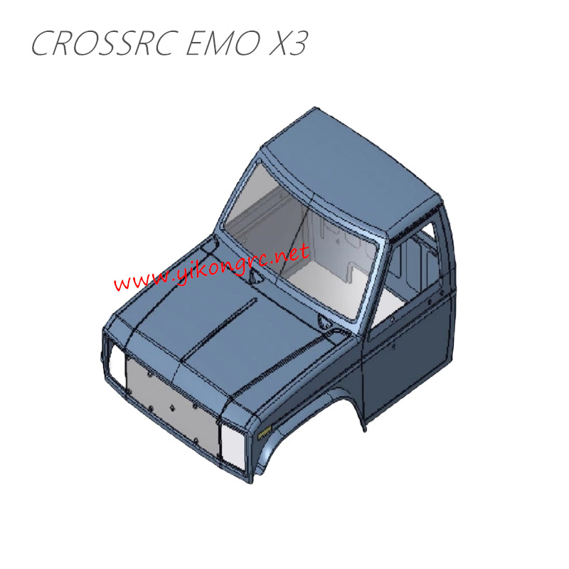 CrossRC EMO X3 Parts Transparent Shell Kit CS-97401211