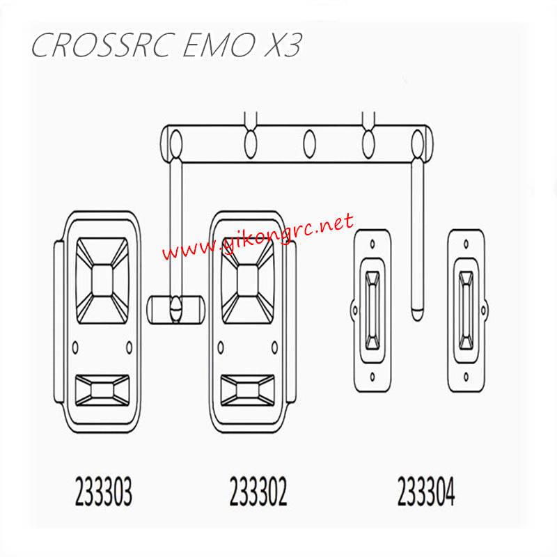 CrossRC EMO X3 RC Crawler Parts Light Cup CS-97401199