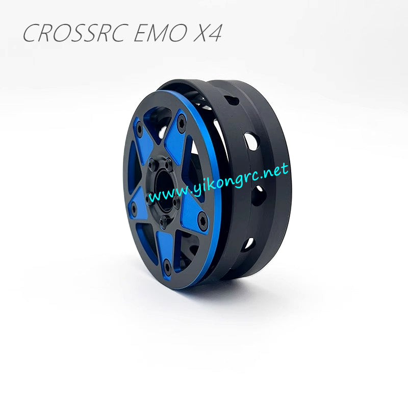 CrossRC EMO X4 Parts 1.9-inch lightweight blue five-pointed star wheel rim stand
