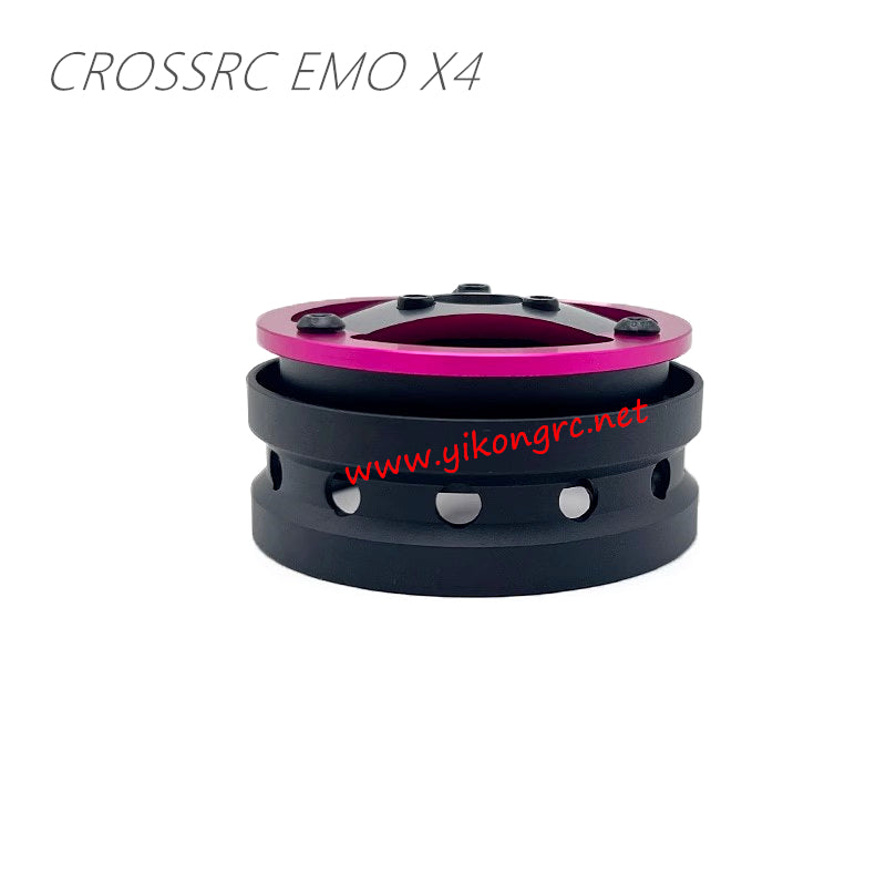 CrossRC EMO X4 Parts 1.9-inch lightweight red wheel rim flat