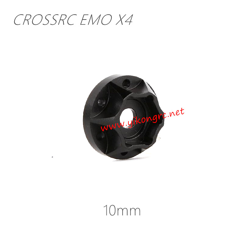 CrossRC EMO X4 Parts 10mm high-strength 7075 widened coupler black