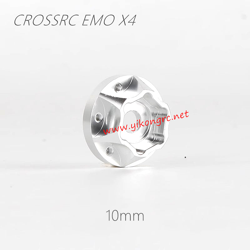 CrossRC EMO X4 Parts 10mm high-strength 7075 widened coupler silver