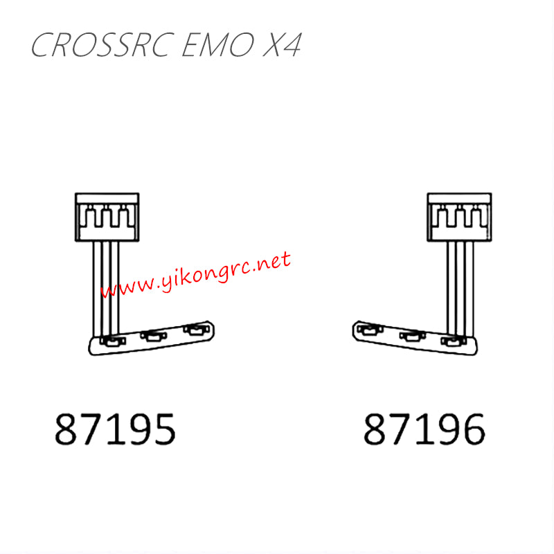 CrossRC EMO X4 Parts Front turn signal CS-97401273