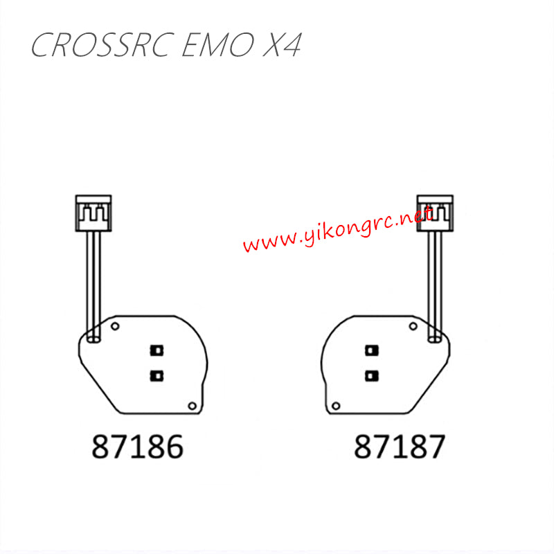 CrossRC EMO X4 Parts Headlight CS-97401274