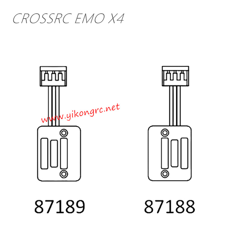 CrossRC EMO X4 Parts Tail light CS-97401275