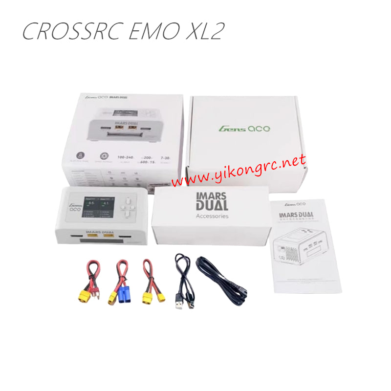 CrossRC EMO XL2 RC Car Parts D200 dual channel charger