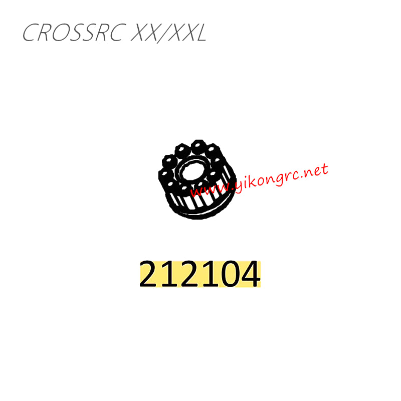 CrossRC EMO XX / XXL Parts Wheel Hub Decorative Cover 212104 CS-97401540