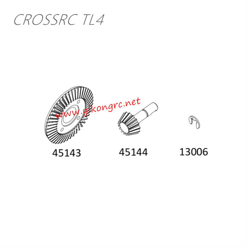 CrossRC TL4 Parts Axle large and small gears CS-97401362