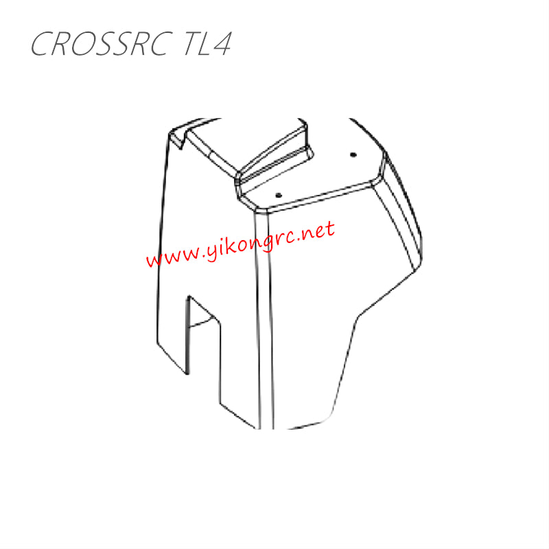 CrossRC TL4 Parts PC Transparent Cabin 241201 CS-97401375