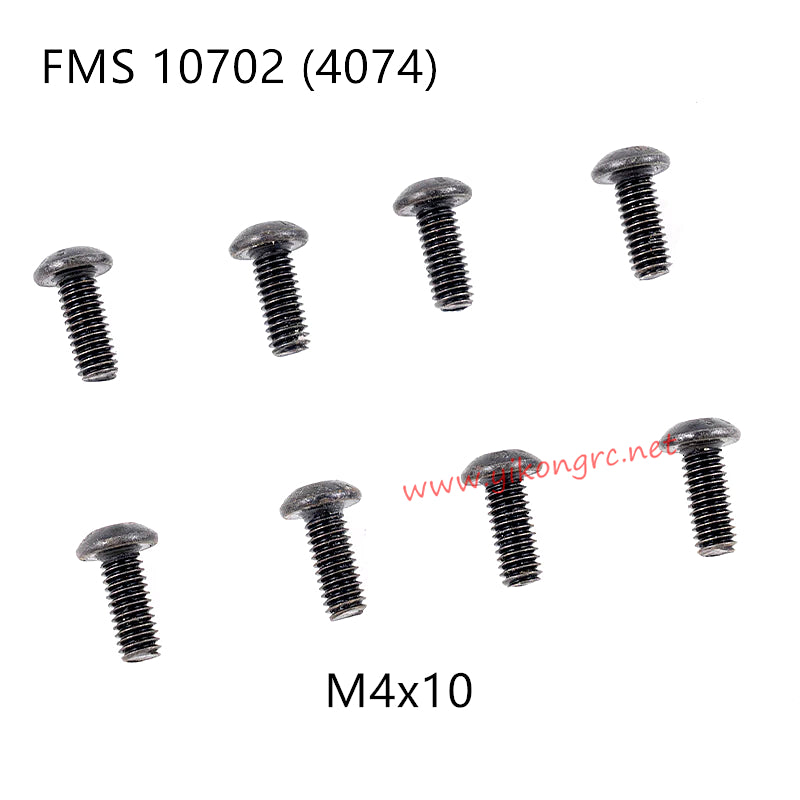 FMS U4 (4074) RC Car Parts Button Head Screws M4x10 APSC71135