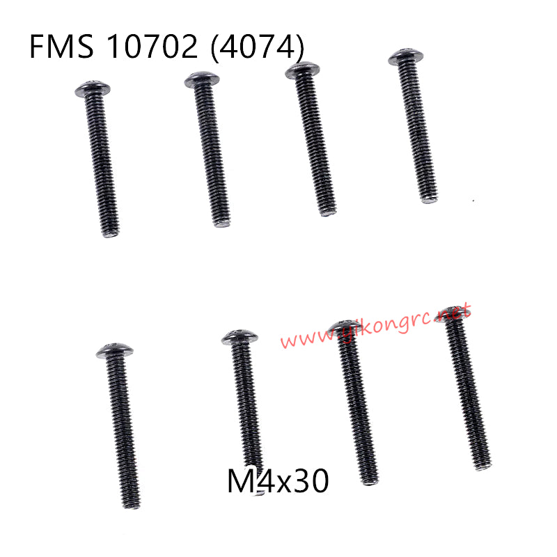 FMS U4 (4074) RC Car Parts Button Head Screws M4x30 APSC71138