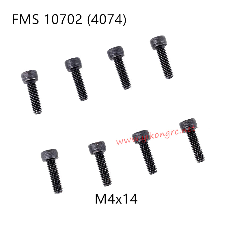 FMS U4 (4074) RC Car Parts Cap Head Screws M4x14 APSC71145
