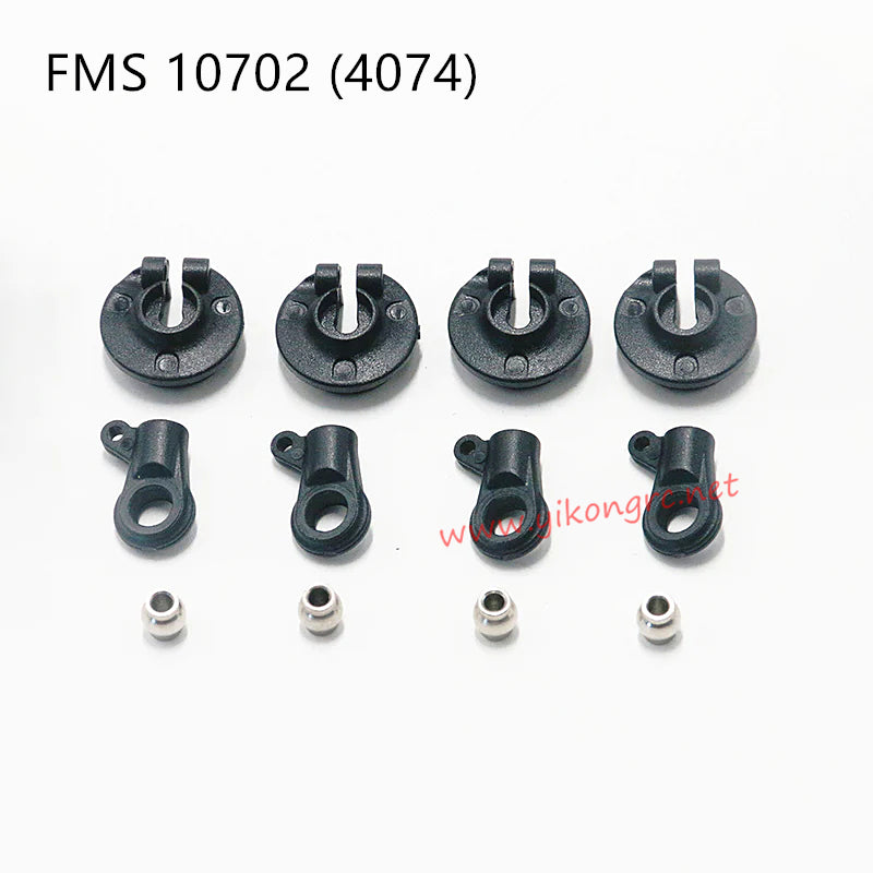 FMS U4 (4074) RC Car Parts Shock Rod End And Spring Cups APSC71067