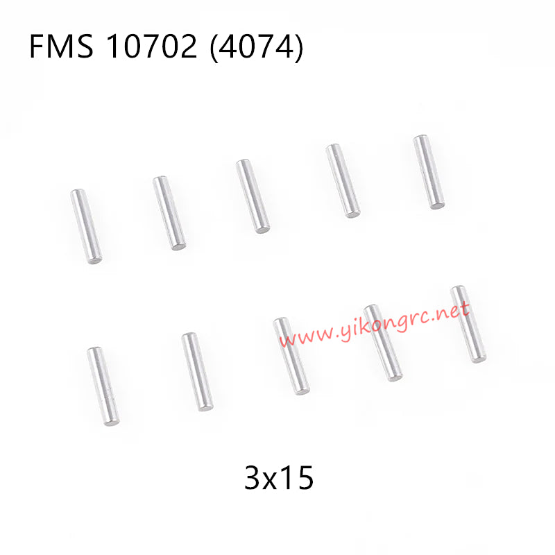 Fms Connector Pin FMS U4 (4074) RC Truck Parts Pins 3x15 APSC71161 – yikongrc