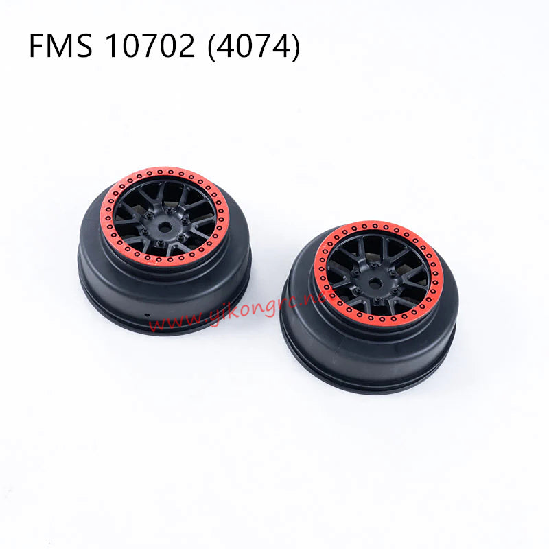 FMS U4 (4074) RC Truck Parts Wheelhub (Red) APSC71237