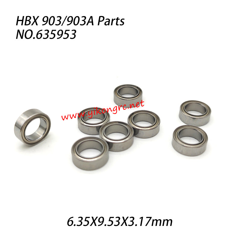 HAIBOXING 903A Parts Ball Bearings 6.35X9.53X3.17mm 635953