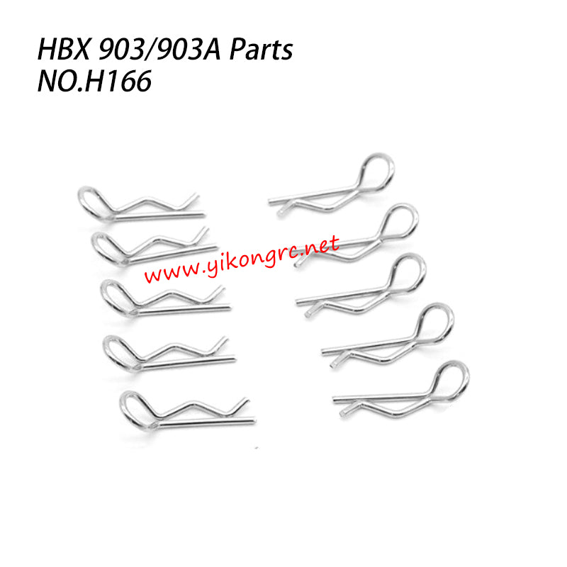 HAIBOXING 903A RC Truck Parts Body R-Clips H166
