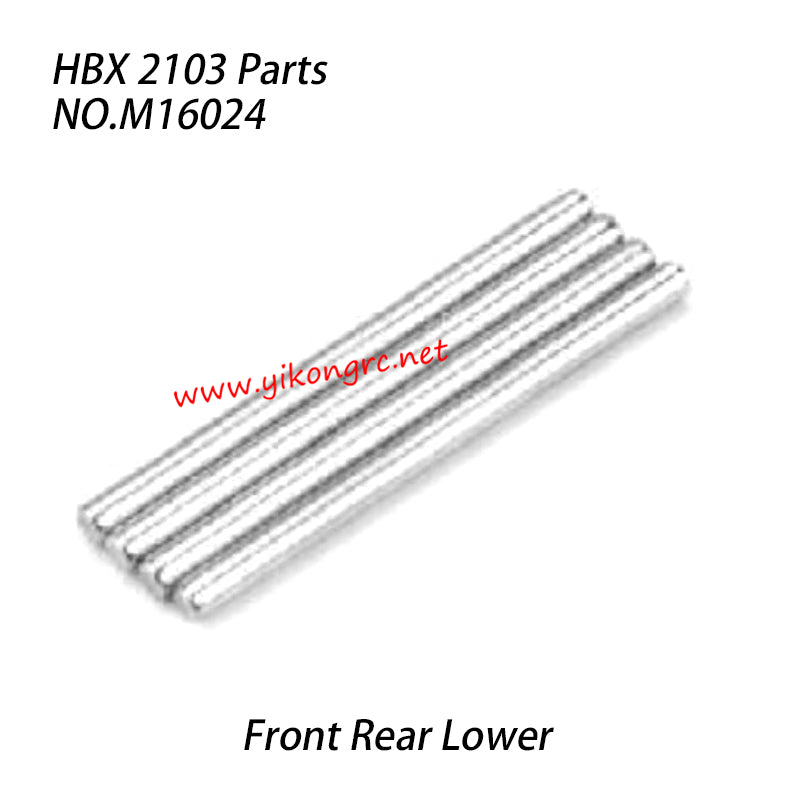 HAIBOXING HBX 2103 Parts Front Rear Lower Suspension Hinge Pins M16024