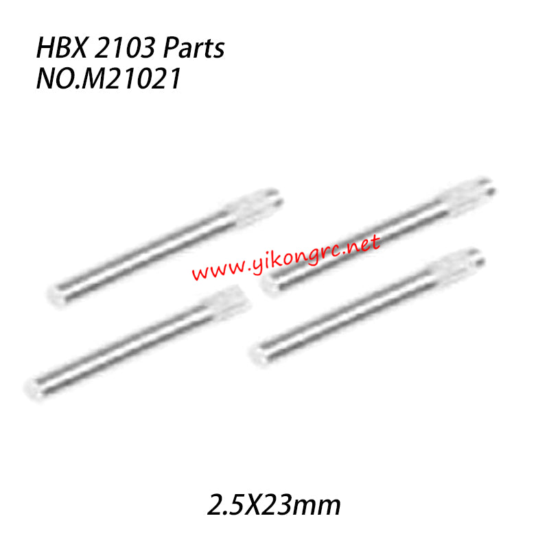 HAIBOXING HBX 2103 Parts Rear Hub Pins 2.5X23mm M21021