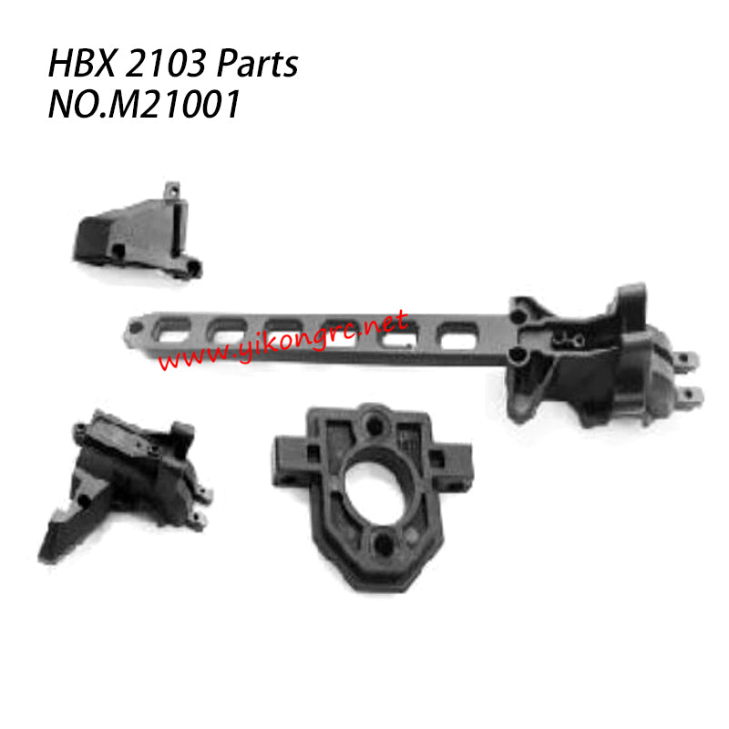 HAIBOXING HBX 2103 Parts Upper Deck+Rear Gear Box Top Housing+Motor Guard M21001