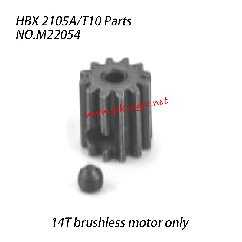 HAIBOXING HBX 2105A Parts Motor Pinion 14T (for brushless motor) M22054