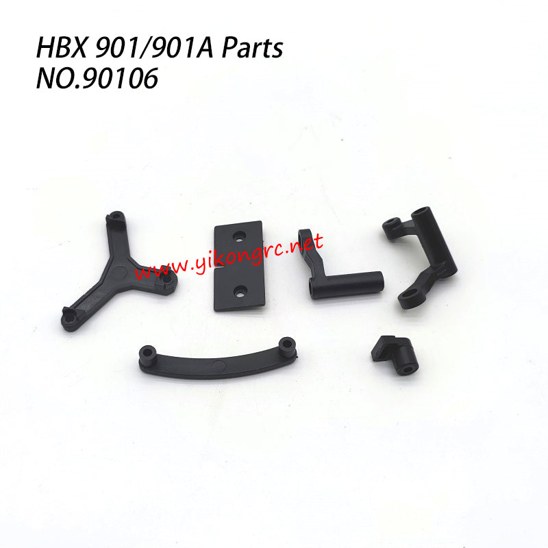 HAIBOXING HBX 901A Parts Steering Post+Steering Ackerman Plate+Servo Mount 90106